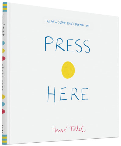 PRESS HERE HERVE TULLET Hardcover
