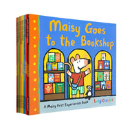 Maisy Mouse First Experience Full Pack 15 Books Pack Collection Set by Lucy Cousins (Bookshop, Football, Sports Day, Plane, Hospital, Library, Sleepover,
Nursery & MORE!)