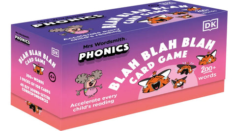 Phonics Blah Blah Blah Card Game, Ages 4-7 (Early Years and Key Stage 1)
