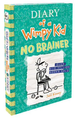 No Brainer, book 18 of the Diary of a Wimpy Kid series from #1 international bestselling author Jeff Kinney