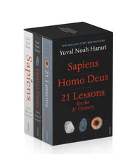 Yuval Noah Harari Box Set - Sapiens Homo Deus 21 Lessons for 21st by Vintage